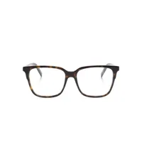 givenchy eyewear lunettes de vue à effet écailles de tortue - marron