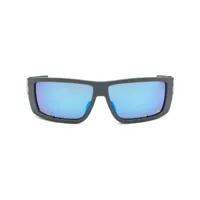 plein sport lunettes de soleil à monture rectangulaire - bleu