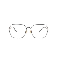 chloé eyewear lunettes de vue à monture oversize en métal - violet