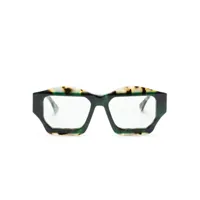 kuboraum lunettes de vue à monture géométrique - vert