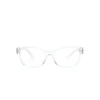 versace eyewear lunettes de vue à monture papillon - tons neutres