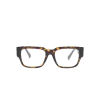 versace eyewear lunettes de vue à monture carrée medusa - marron