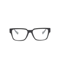 versace eyewear lunettes de vue à monture carrée medusa - noir