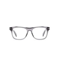 zegna lunettes de vue à monture ronde - gris