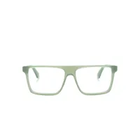 off-white lunettes de vue à monture carrée - vert