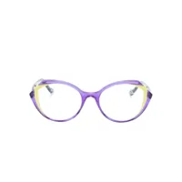 face à face lunette de vue kaledo 1 à monture papillon - violet