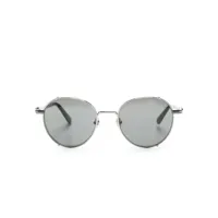 moncler eyewear lunettes de soleil owlet à monture ronde - noir