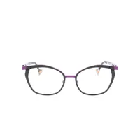 face à face lunettes de vue bocca cocto 3 à monture papillon - violet