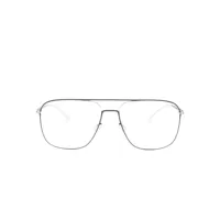 mykita lunettes de vue steen à monture rectangulaire - gris