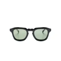 moncler eyewear lunettes de soleil à plaque logo gradd - noir
