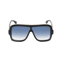 victoria beckham lunettes de soleil à monture couvrante - noir