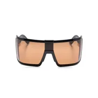 tom ford eyewear lunettes de soleil tintées à monture oversize - noir