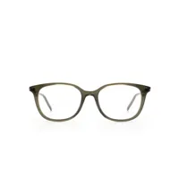 saint laurent eyewear lunettes de vue à monture translucide - vert