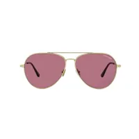 tom ford eyewear lunettes de soleil dashel-02 à monture pilote - rose