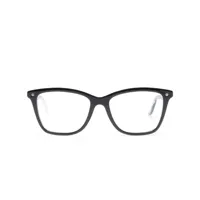 snob lunettes de vue à monture rectangulaire - noir