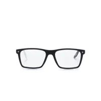 snob lunettes de vue à monture rectangulaire - noir