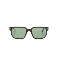 snob lunettes de vue crasto à monture carrée - marron