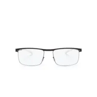 mykita lunettes de vue rectangulaires stuart - noir