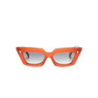 cutler & gross lunettes de soleil à monture papillon - orange