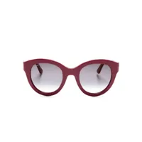 cartier eyewear lunettes de vue à monture ronde - violet