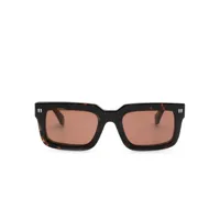 off-white lunettes de vue à monture rectangulaire - 6064 6064 havana brown
