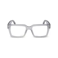 off-white lunettes de vue optical style 54 - gris
