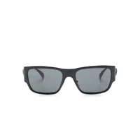 versace eyewear lunettes de vue à monture rectangulaire - noir