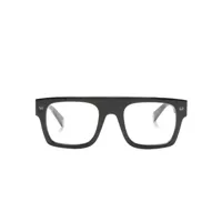 philipp plein lunettes de vue à monture carrée - noir