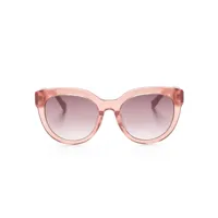 kate spade lunettes de soleil brea/f/s à monture ronde - rose