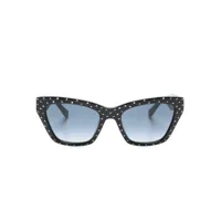 kate spade lunettes de soleil à monture papillon - noir