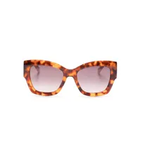 missoni eyewear lunettes de vue à effet écaille de tortue - orange