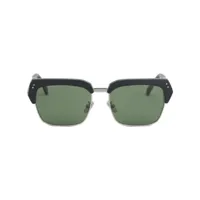 marni lunettes de soleil three gorges à monture carrée - vert