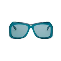 marni lunettes de soleil à monture oversize - vert