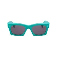 marni lunettes de soleil à monture carrée - vert