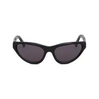 marni lunettes de soleil maverick à monture papillon - noir