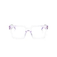 kuboraum lunettes de vue k30 à monture carrée - violet