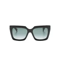 missoni eyewear lunettes de soleil à monture oversize - noir