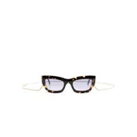 missoni eyewear lunettes de soleil à monture rectangulaire - violet