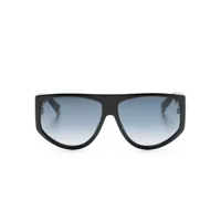 missoni eyewear lunettes de soleil à monture couvrantes - noir