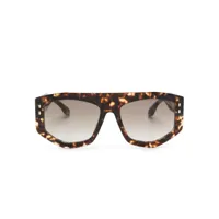 isabel marant eyewear lunettes de soleil à monture carrée - marron