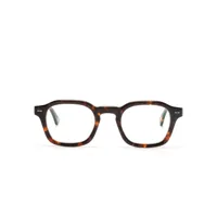 peter & may walk lunettes de vue hero à monture carrée - marron
