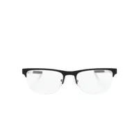 prada eyewear lunettes de vue à monture rectangulaire - blanc