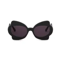 marni lunettes de soleil à monture oversize - noir