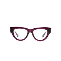 valentino eyewear lunettes de vue essential iii à monture papillon - violet