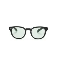 oliver peoples lunettes de vue n.01 à monture pantos - noir