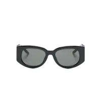 casablanca lunettes de soleil memphis à monture rectangulaire - noir