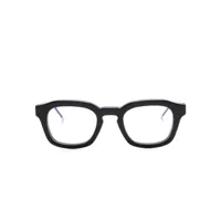 thom browne eyewear lunettes de vue à monture d'inspiration wayfarer - noir