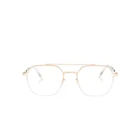 mykita lunettes de vue rectangulaires arlo - or