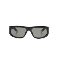 jacquemus lunettes de soleil à monture rectangulaire - noir