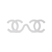 chanel pre-owned lunettes de soleil runway (1994) - blanc